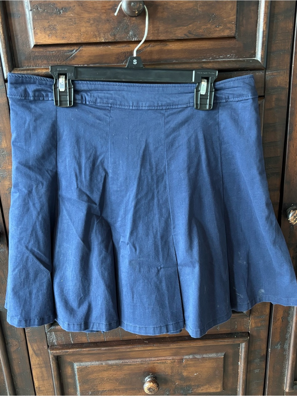 Vineyard Vines Navy Pleat Skirt